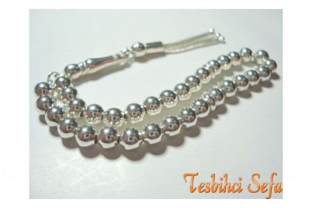 925.Ayar Saf Gümüş Tesbih-9