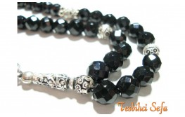 Gümüş Aksesuarlı Onıx Tesbih