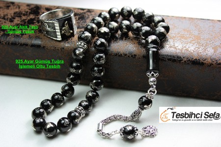 Tuğra Tesbih ve Tuğra Yüzük Kombini