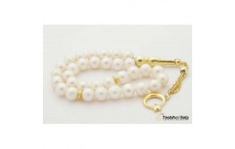 Altın Kaplamalı Hakiki İnci Tesbih Altın Kaplamalı Hakiki İnci Tesbih