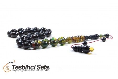 Özel İmameli Çift Renk Kehribar