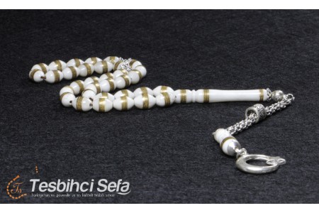 Ayyıldız Uçlu Deve Kemiği Tesbih