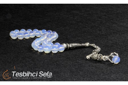Gümüş Püsküllü Aytaşı Tesbih