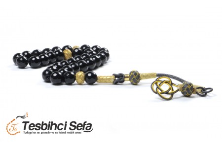 Kazaz Püsküllü Onix Taşı Tesbih