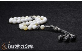 Üçlü Kazaz Püsküllü Sedef Tesbih