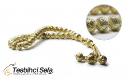 1000 Ayar Altın Kaplama Kazaz Tesbih