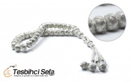 1000 Ayar Beyaz Kazaz Tesbih 1000 Ayar Beyaz Kazaz Tesbih