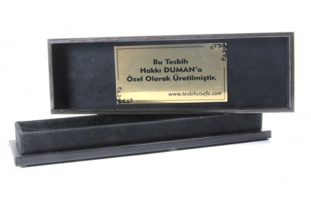 Kişiye Özel Ahşap İsimli Tesbih Kutusu