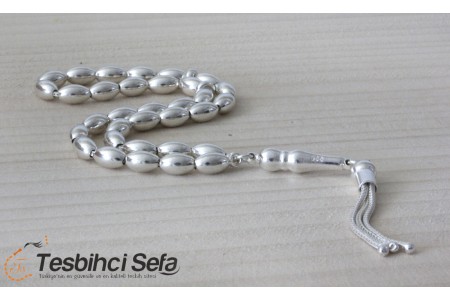 Orta Boy 925 Ayar Gümüş Tesbih