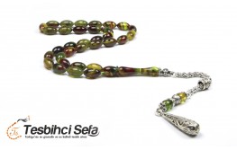 Çift Renk Arpa Kesim Kehribar