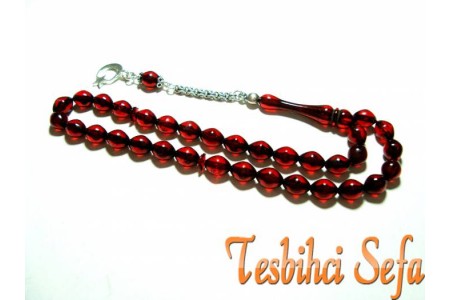 Beyzi Kesim Koyu Ton Damla Kehribar