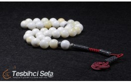 Kazaz Püsküllü Doğal Sedef Tesbih