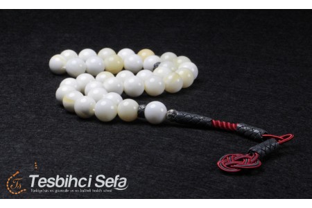 Kazaz Püsküllü Doğal Sedef Tesbih