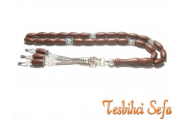 Gümüş Aksesuarlı Fiber Tesbih-4 Gümüş Aksesuarlı Fiber Tesbih-4