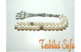 Gümüş Aksesuarlı İnci Tesbih-2 Gümüş Aksesuarlı İnci Tesbih-2
