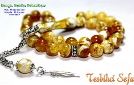 Parçalı Damla Kehribar - Gümüş Aksesuarlı Parçalı Damla Kehribar - Gümüş Aksesuarlı