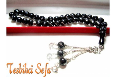 Gümüş İşlemeli Oltu - 3