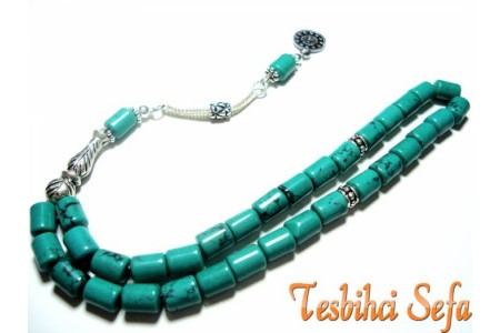 Kesme Model Turkuaz Tesbih
